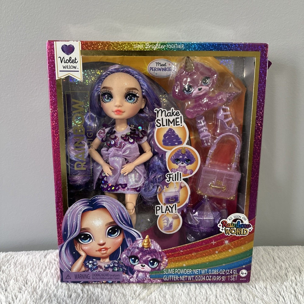 NIB RAINBOW HIGH‎ VIOLET WILLOW & PERIWINKLE DOLL MGA